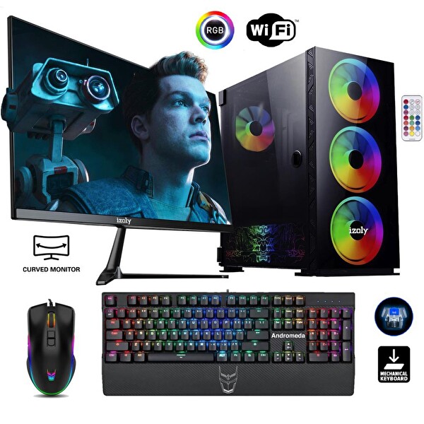 Anubarak X Intel Core i5 10400F 24" 16 GB RAM 256 GB M.2 Nvme SSD 6 GB GTX 1660S FreeDOS Oyun Bilgisayarı