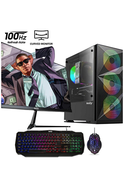 İzoly Warlock Intel Core i7 860 24 16 GB RAM 256 GB SSD GT 740 4 GB FreeDOS Masaüstü Oyun Bilgisayarı