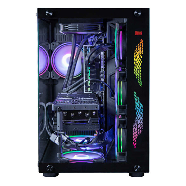 Dragos DRx6125 AMD Ryzen 7 5700X 16 GB RAM 1 TB M.2 NVMe SSD 8 GB RTX4060 Sıvı Soğutmalı FreeDOS Oyun Bilgisayarı