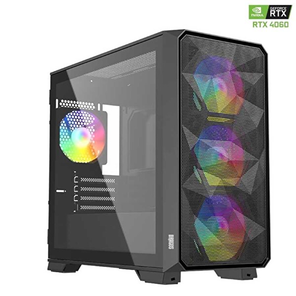 Dragos DRx6548 AMD Ryzen 5 5500 32 GB RAM 1 TB M.2 NVMe SSD 8 GB RTX 4060 FreeDOS Masaüstü Oyun Bilgisayarı