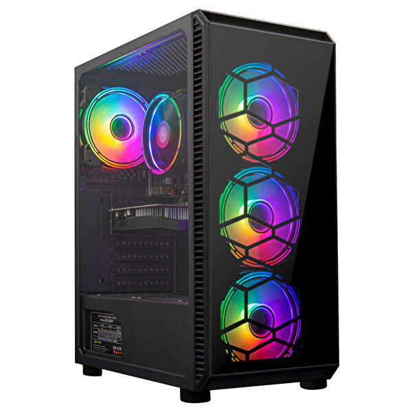 Turbox Tx4834 Intel Core i3 12100F 16 GB RAM DDR4 1 TB SSD 4 GB RX 550 GDDR5 FreeDOS Masaüstü Oyun Bilgisayarı