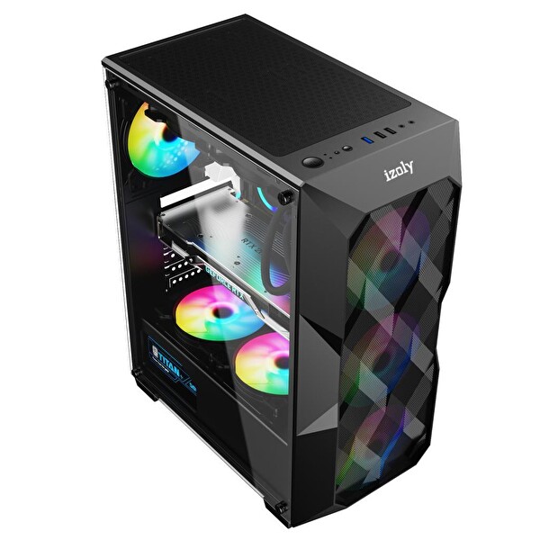 İzoly Cosmic i5 3470 16 GB RAM 512 GB SSD 8 GB RX 580 FreeDOS Masaüstü Oyun Bilgisayarı