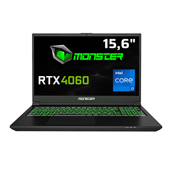 Monster Monster Tulpar T5 V23.4.4 Intel Core i7 12700H 16 GB RAM 1 TB SSD 8 GB RTX 4060 FreeDOS 15,6" FHD 144 Hz Oyun Bilgisayarı