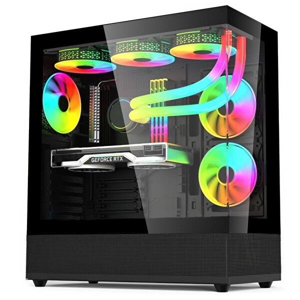 İzoly XGaming Samurai Intel Core i5-12400F 16 GB RAM 1 TB M.2 NVMe SSD 8 GB RTX4060 T120MM FreeDOS Masaüstü Oyun Bilgisayarı