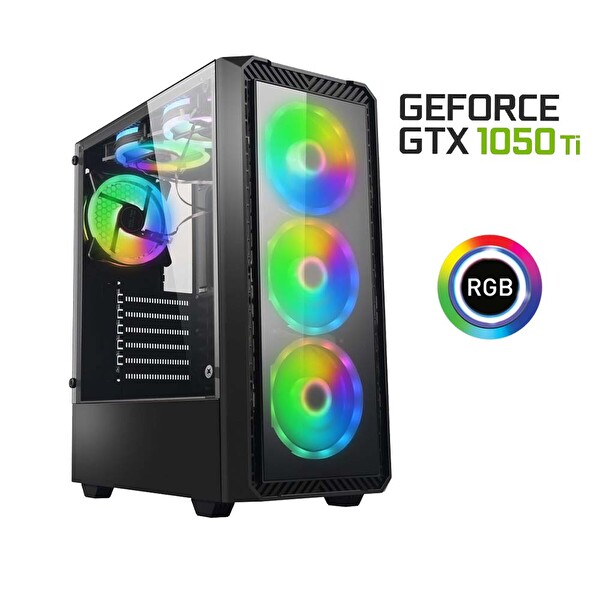 Xaser Xsr538 i5 4440 16GB RAM 512GB M.2 NVMe SSD 4GB GTX1050 Ti FreeDOS Masaüstü Oyun Bilgisayarı