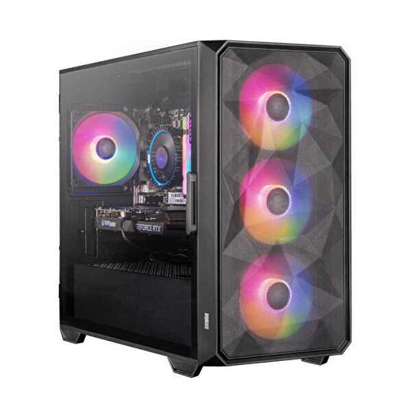 Dragos DRx6855 Ryzen 5 3600 16GB RAM 512GB NVMe SSD RTX3050 FreeDOS Masaüstü Oyun Bilgisayarı