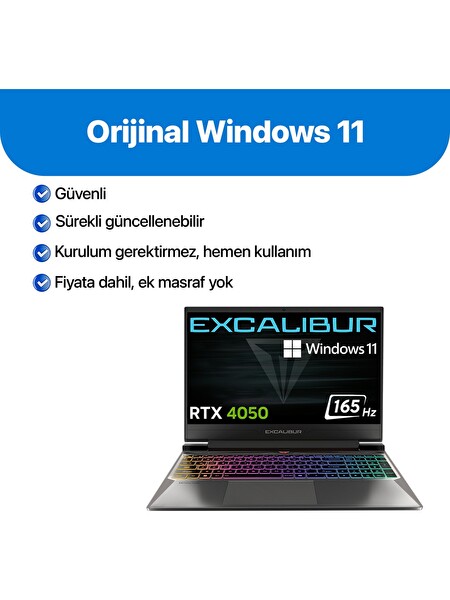 Casper Excalibur G870 i7-13620H 16GB 1TB 6GB RTX4050 15.6
