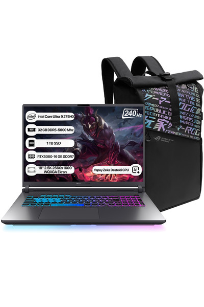 Asus Rog Strix G18 G815LW-S9127 Ultra 9 275HX 18