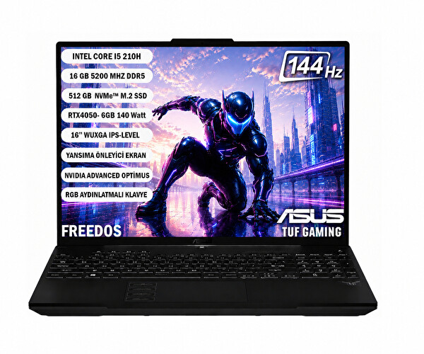 Asus TUF Gaming F16 FX607VU-RL142 Intel Core i5-210H 16