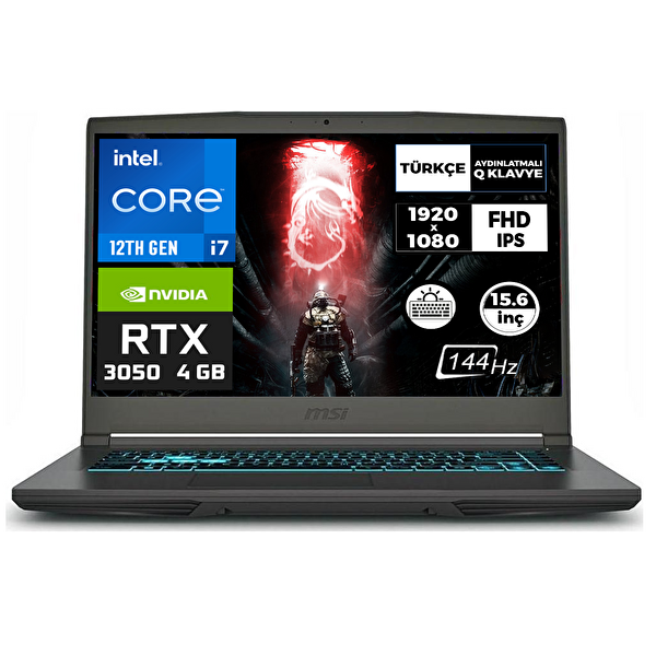 MSI Thin 15 i7 12650H 15.6