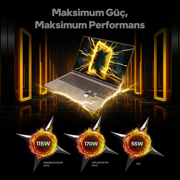 Game Garaj Slayer R9T-5060 C2 AMD Ryzen 9 8945HX 16