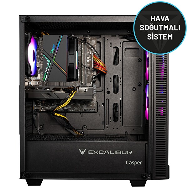 Casper Excalibur E65L.147F-EF70X-0HD Intel Core i7-14700F 64GB RAM 1TB SSD Nvidia GeForce RTX 5070 Freedos