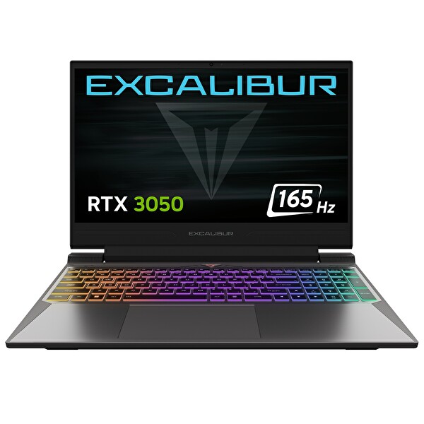 Excalibur G870 i7-13620H 32GB 500GB 6GB RTX3050 165HZ 15.6" Freedos Gaming Laptop G870.1362-DVJ0X-C