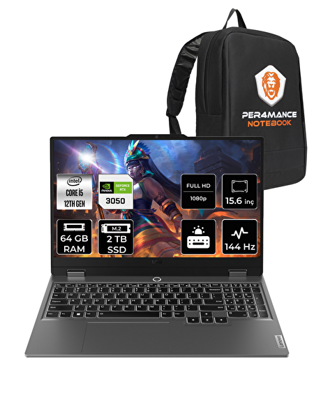 Lenovo LOQ 83GS0099TRP334 Intel Core i5-12450HX 15.6