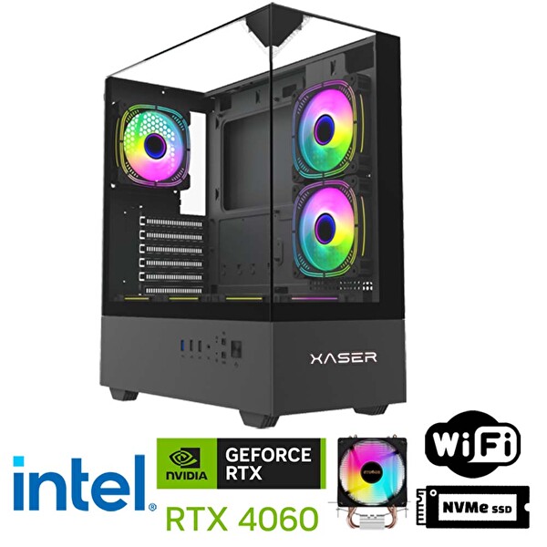 Xaser Xaser XSR1104 Intel Core i7-14700F 32 GB DDR5 RAM 1 TB M.2 NVMe SSD 8 ...