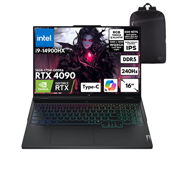 Lenovo Legion Pro 7 16IRX9H i9-14900HX 64 GB RAM 1 TB SSD 16