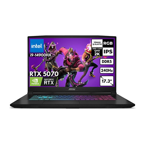 MSI Katana 17 i9-14900HX 64 GB DDR5 RAM 4 TB SSD 17.3