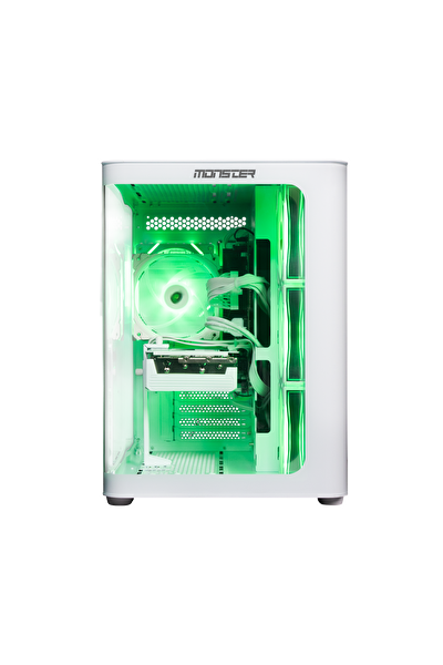 Tulpar TD3 V1.1.3 AMD Ryzen 5 7500F A620A Anakart 32GB 1TB RX9070 XT Freedos Masaüstü Oyun Bilgisayarı - Beyaz