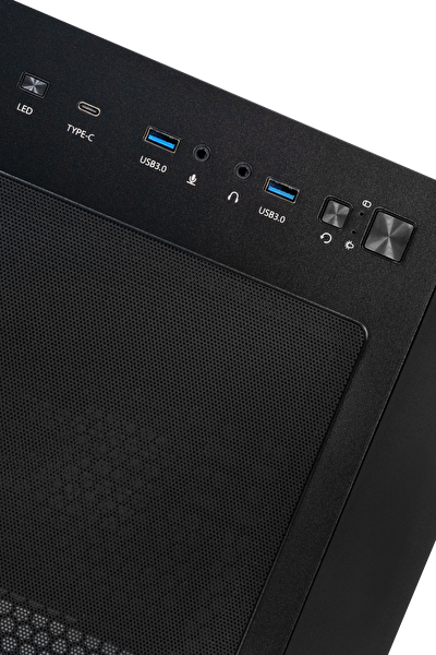 Tulpar TD3 V1.9.6 Intel Core i5 14400F H610 Anakart 16GB 1TB RX9060 XT Freedos Masaüstü Oyun Bilgisayarı - Siyah