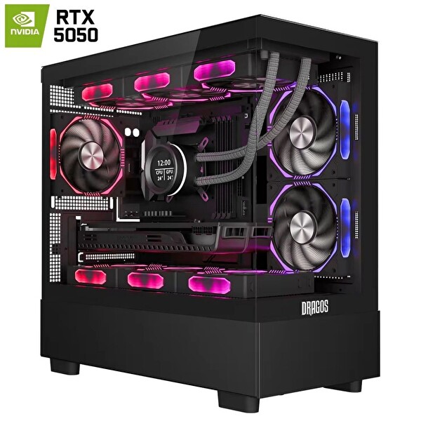 Dragos DRx7518 Ryzen 7 7700 32 GB DDR5 RAM 1 TB M2 NVMe SSD 8 GB RTX5050 FreeDOS Oem Paket