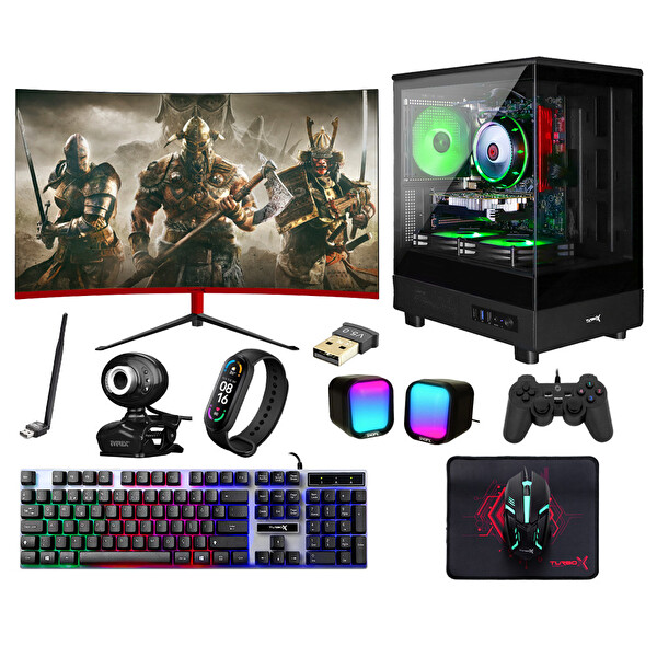 Turbox Tx6186 i5 11400F 16 GB Ram 512 GB SSD 8 GB RX580 23.6