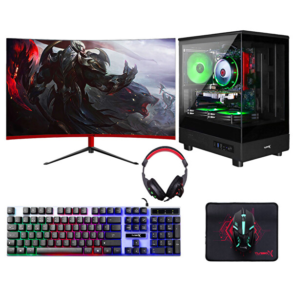Turbox Tx6082 i7 6700 16 GB DDR4 512 GB SSD 4 GB RX560 23.6
