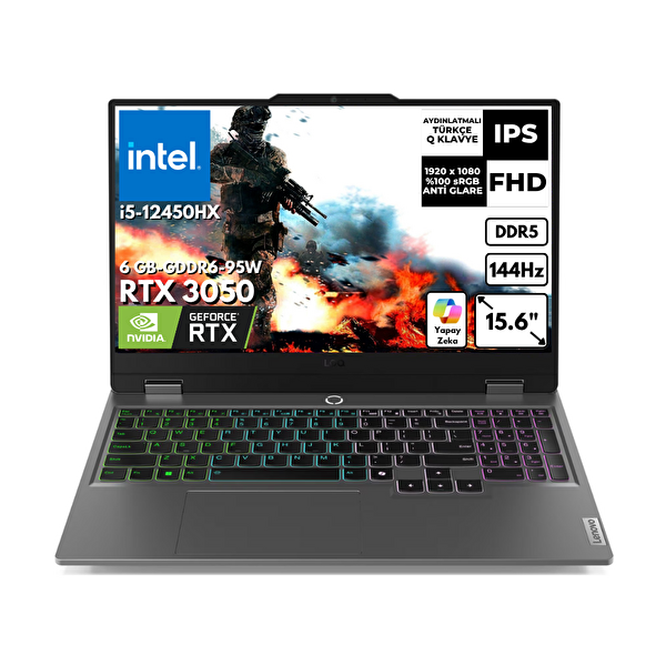 Lenovo LOQ 15IAX9 i5-12600HX 15.6