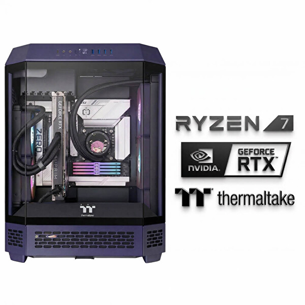 Xaser Astro x150 Ryzen 7 7800X3D 64 GB RAM 2 TB M.2 NVMe SSD 16 GB RTX5080 FreeDOS Oyuncu Tavsiye Sistem