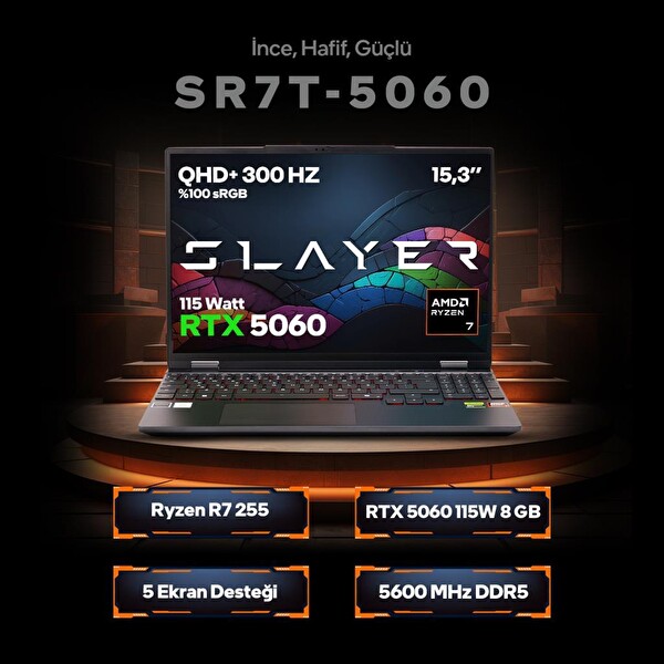 Game Garaj Slayer SR7T-5060 C1 Ryzen 7 255 15.3