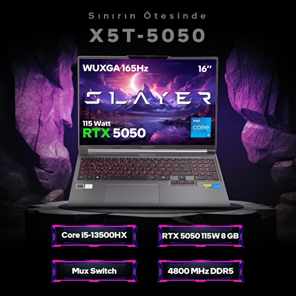 Game Garaj Slayer X5T-5050 C8 Core i5 13500HX 16
