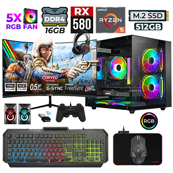 Xaser River X50 Ryzen 5 5500 23.8