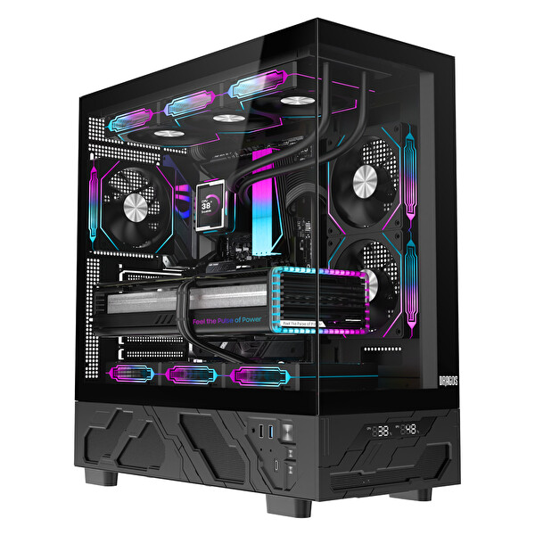 Dragos DRX9935 Ryzen 5 7500X3D 16 GB RAM 512 GB SSD NVMe 8GB RX9060 FreeDOS Oyuncu Bilgisayarı