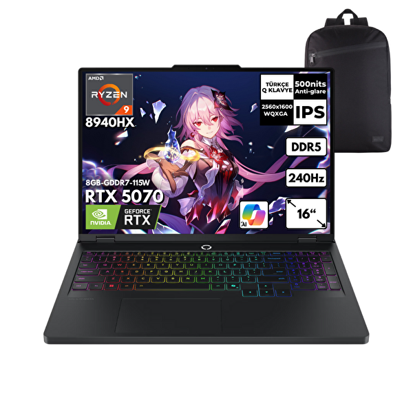 Lenovo Legion Pro 5 16ADR10 R9-8940HX 16