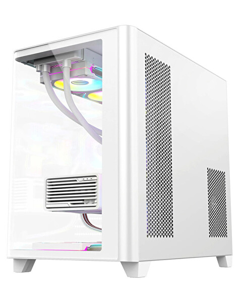 Zeiron Arkham X7 Pro White Ryzen 7 5700X 32GB 1TB M.2 SSD RTX5050 Sıvı Soğutmalı Oyuncu Masaüstü Bilgisayar