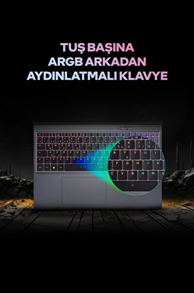 Game Garaj Slayer R9T-5070 V2 C1 AMD Ryzen 9 8945HX 32GB RAM 1TB SSD RTX5070 16