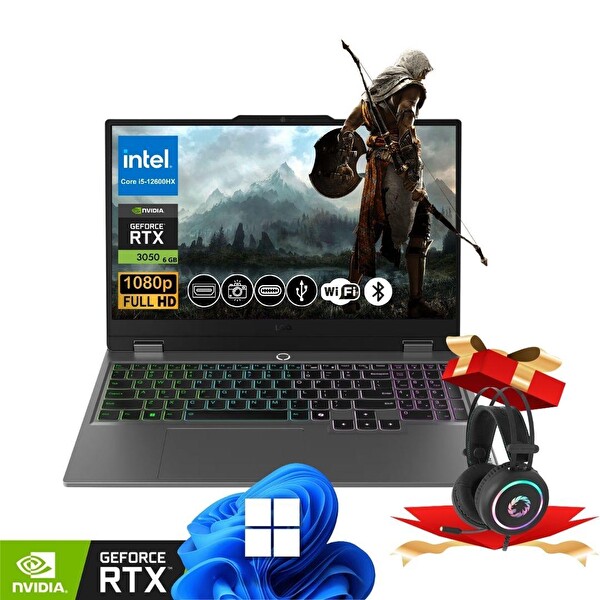 Lenovo LOQ Gaming Notebook i5-12600HX 16GB RAM 1TB SSD RTX3050 6GB 15.6