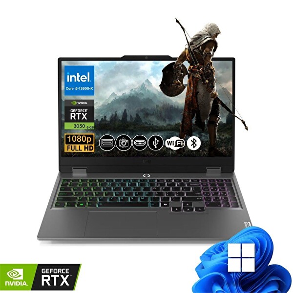 Lenovo LOQ Gaming Notebook i5-12600HX 24GB RAM 2TB SSD RTX3050 6GB 15.6