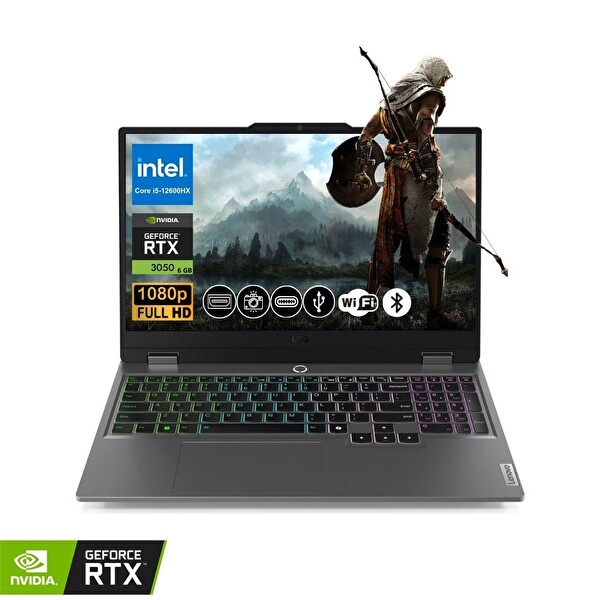 Lenovo LOQ Gaming Notebook i5-12600HX 32GB RAM 1TB SSD RTX3050 6GB 15.6