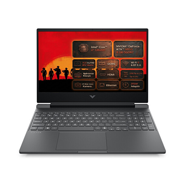 HP Victus 15-FA2036NT i7 13620H 24GB 512GB SSD 8 GB RTX5050 144Hz 15.6