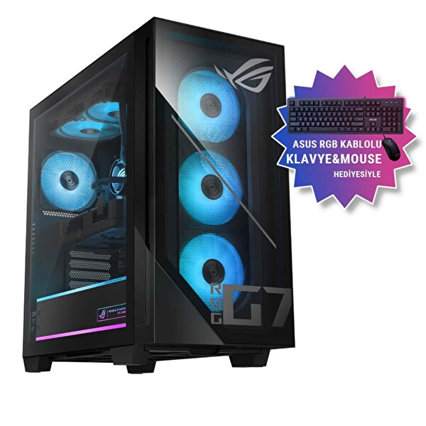 ASUS ROG GM700TZ-R9800X1020 AMD Ryzen 7-9800X3D 16GB DDR5 1TB SSD RX 9070 XT PRIME 16GB 850W Gold FreeDos Gaming Masaüstü
