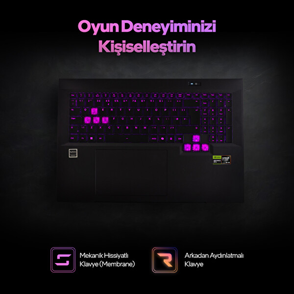 Game Garaj Slayer R9T XL-5070 V2.12 C7 AMD Ryzen 9 8945HX 16GB RAM 1TB SSD RTX5070 18