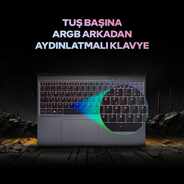 Game Garaj Slayer R9T-5060 V2 C1 AMD Ryzen 9 8945HX 32GB RAM 1TB SSD RTX5060 16