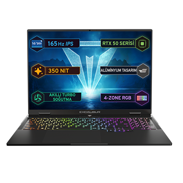 Excalibur G915 AI Intel Core Ultra 7-356H 32GB 500GB RTX5060 165HZ 16