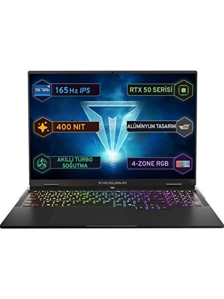 Excalibur G915 AI Intel Core Ultra 7-356H 32GB 2TB RTX5060 165HZ 16