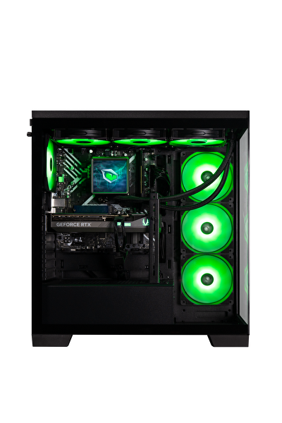 Monster Tulpar TD3 V3.3.4 AMD Ryzen 7 9700X B850 Anakart 16 GB RAM 1 TB SSD RTX 5070 FreeDOS Masaüstü Oyun Bilgisayarı - Siyah