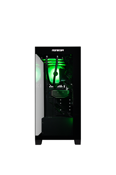 Monster Tulpar TD3 V3.3.4 AMD Ryzen 7 9700X B850 Anakart 16 GB RAM 1 TB SSD RTX 5070 FreeDOS Masaüstü Oyun Bilgisayarı - Siyah