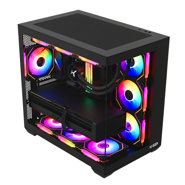 Xaser Ghost X200 Ryzen 5 7600 16 GB RAM 1TB M.2 NVMe SSD 16GB RTX5060Ti Sıvı Soğutmalı FreeDOS Oyuncu Bilgisayarı