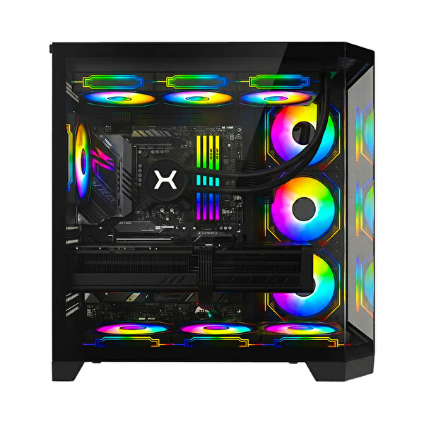 Xaser Ghost X260 Ryzen 5 7600 16 GB RAM 1 TB M.2 NVMe SSD 12GB RTX5070 Sıvı Soğutmalı FreeDOS Oyuncu Bilgisayarı