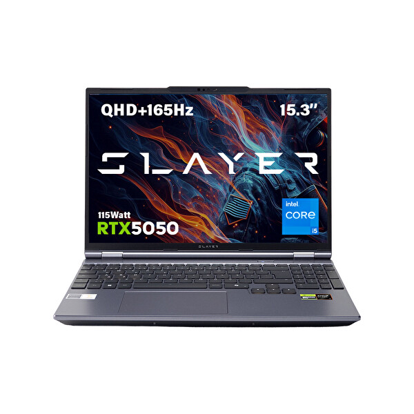 Game Garaj Slayer X5T2-5050 C4 Intel Core i5 14450HX 32GB RAM 1TB SSD RTX5050 15.3