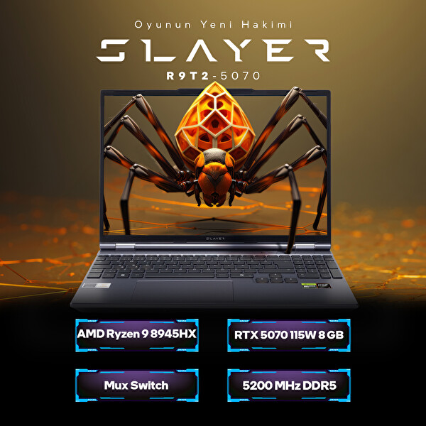 Game Garaj Slayer R9T2-5070 C2 AMD Ryzen 9 8945HX 15.3